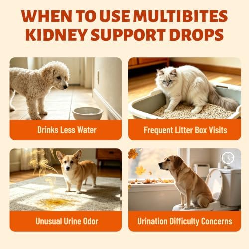 Liquid Kidney Support Supplement for Cats & Dogs, 2 fl oz