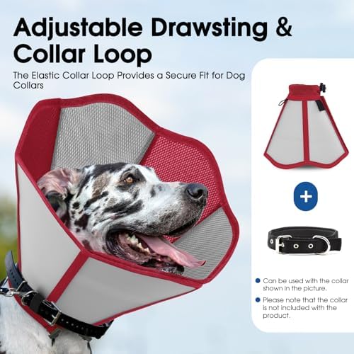 Cone for Dogs, Soft Dog Cone for Medium Large Dogs