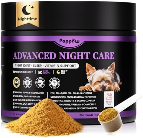 Dog Multivitamin Powder – Calm, Repair, Joint & Gut, Chicken, 75 Scoops