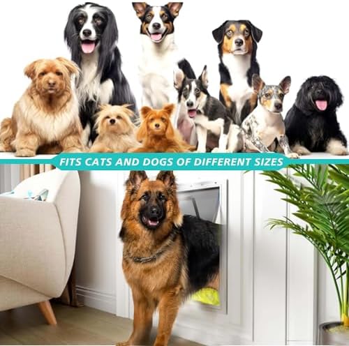 2-Pack Extra Large Dog Door Replacement Flaps with Screws | Compatible with PetSafe Freedom PAC11-11040, Flexible No-Warp Flaps, Durable Pet Door Replacement Flaps, 13 1/8" x 24 7/8"