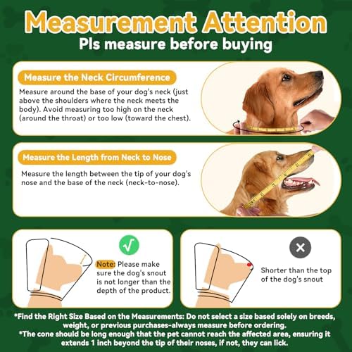 Dog Cone to Stop Licking, Soft Dog Cone Collar Alternative After Surgery