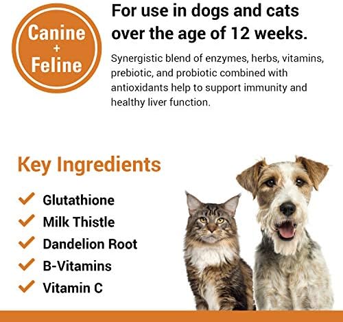 Vet Classics Liver Support Pet Health Supplement for Dogs & Cats - 120 Ct