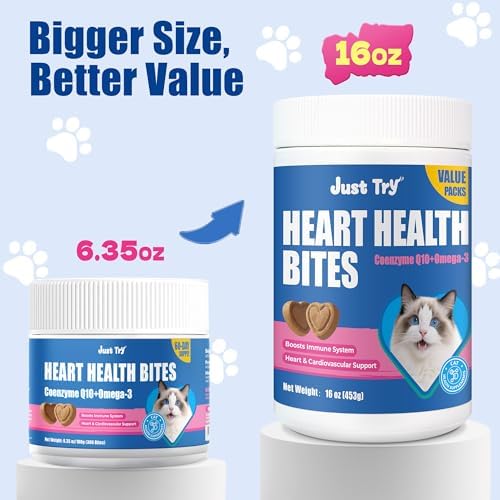 Just Try CoQ10 & Taurine Cat Treats, 16 OZ