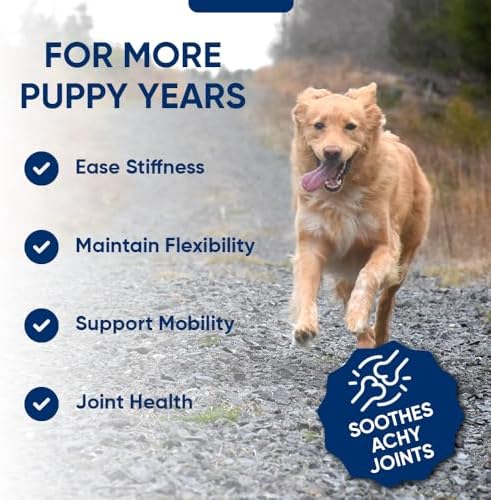 iHeartDogs 8-in-1 Hip & Joint Supplement Chews for Dogs with Glucosamine