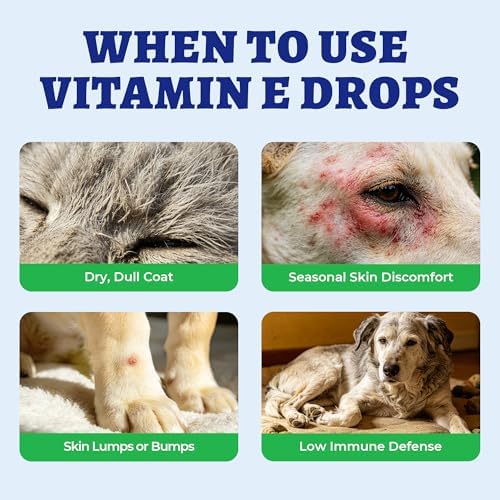 Wellix 4.06 fl oz Vitamin E for Dogs and Cats for Healthy Skin and Coat