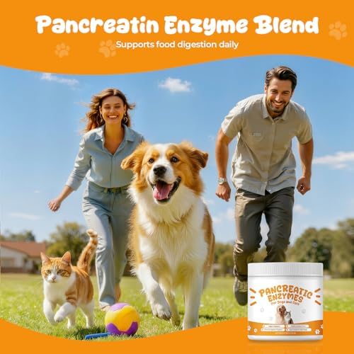 Pancreatic Enzymes for Dogs, EPI Support with Porcine Pancreatin Powder