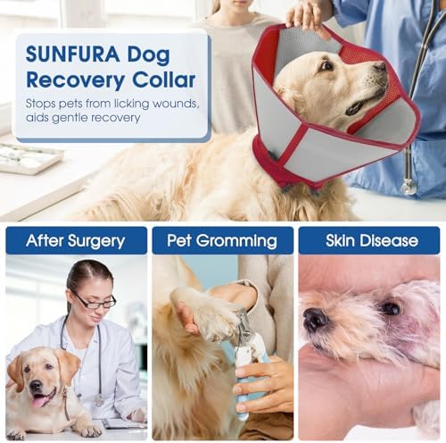 Dog Cone - Soft Cone for Dogs to Stop Licking