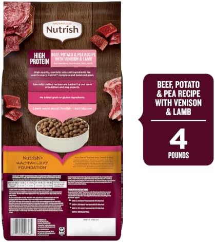 Nutrish High Protein Dry Dog Food, 4 lb. Bag (Rachael Ray)