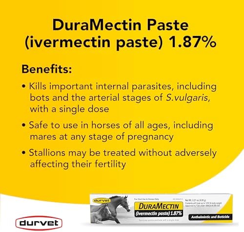 Duramectin (Ivermectin 1.87%) 6.08gm, 2 Count