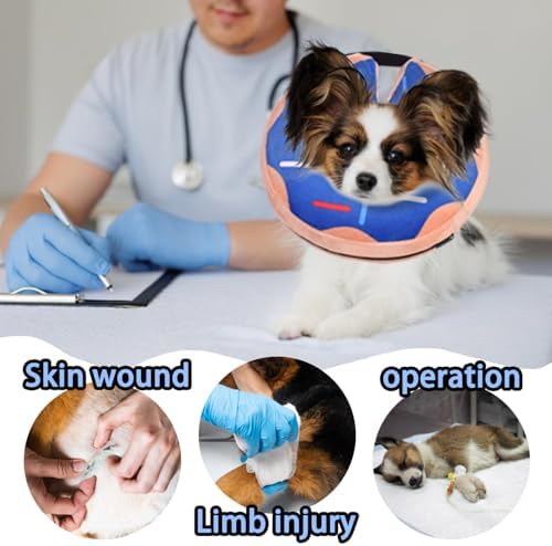 Soft Inflatable Cone Recovery Collar for Dogs and Cats After Surgery