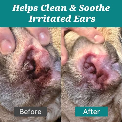 Dog Ear Infection Relief for Dogs, Helps Soothe Itching, Redness & Irritation, Supports Dogs with Otitis Externa & Yeast-Related Ear Discomfort, Promotes Healthy Ear Condition, 1.01 fl oz (30 mL)