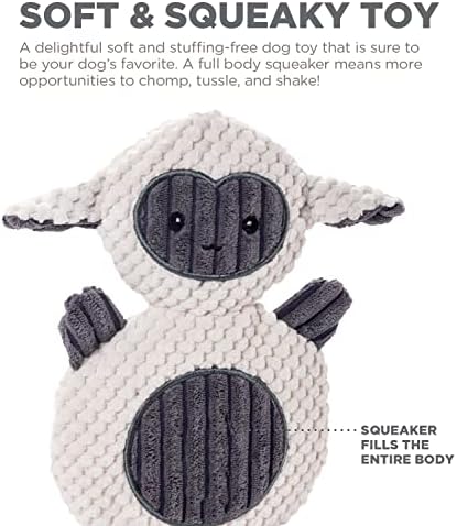 Outward Hound by Charming Pet Animates Lamb Plush Squeaky Dog Toy