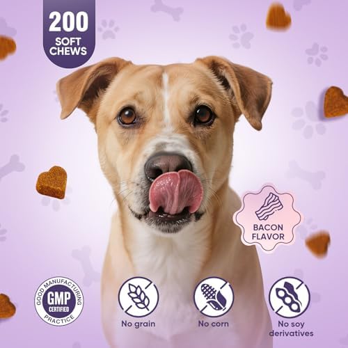 Joint Supplement for Dogs 200 ct, Glucosamine Chondroitin MSM for All Dogs