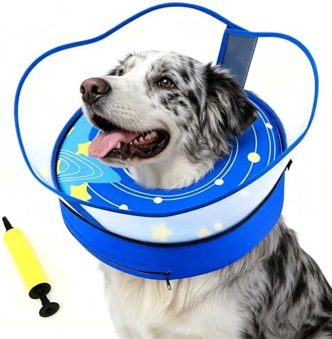 EMUST Soft Cone Alternative to Stop Licking, Dog Donut Collar After Surgery