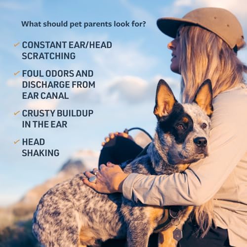 Veterinary Formula Clinical Care Ear Therapy Bundle with Cleaner Solution 8 Fl Oz + Cleaner Wipes 100 ct – Cat & Dog Ear Cleaner, Helps Soothe Itchiness and Clean The Ear Canal of Debris and Buildup