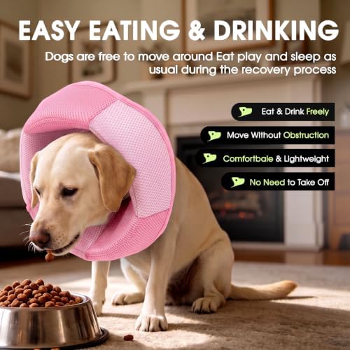 Dog Cones for Small Dogs Soft Cone for Dogs to Stop Licking