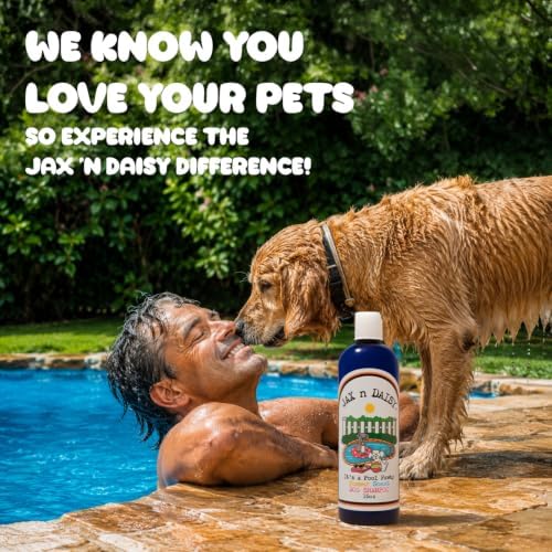 Jax n Daisy it s a Pool Pawty Summer Scent Dog Conditioner Essential Oil Conditioner for Dogs Gentle Dog Hair Cruelty Free Vegan Fur Made in the USA 16oz