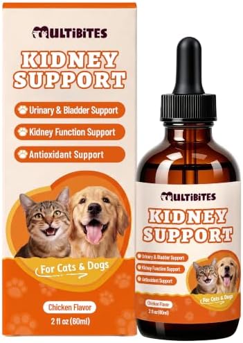 Liquid Kidney Support Supplement for Cats & Dogs, 2 fl oz