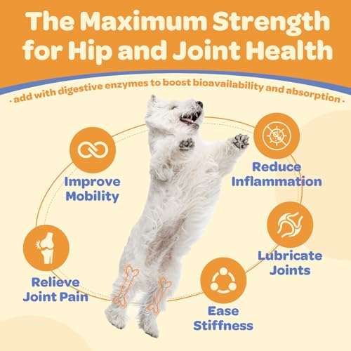 NATURE TARGET Glucosamine for Dogs, Hip & Joint Chews, Freeze Dried, 180 Ct