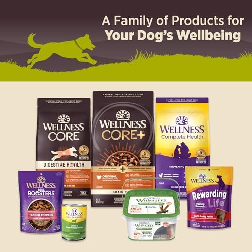 Wellness CORE Healthy Weight Pate Adult Canned Wet Dog Food, Grain Free, Natural, 12.5 oz, Pack of 12 Cans