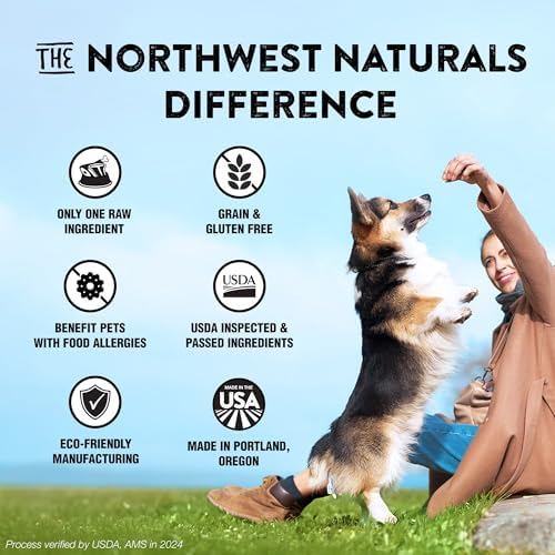 Northwest Naturals Raw Rewards Freeze-Dried Chicken Neck Treats for Dogs and Cats - Bite-Sized Pieces - Healthy, 1 Ingredient, Human Grade Ingredients, All Natural, Made in USA, 4 Oz (Pack of 3)