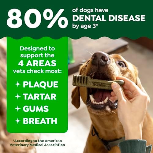 Greenies Regular Dental Dog Treats, Original Chicken Flavor, 54 Count