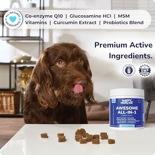 Awesome All-in-1 Multivitamin Dog Chews, Supports Dog Health