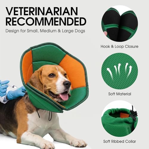 Dog Cones for Large Dogs Soft Dog Cone to Stop Licking
