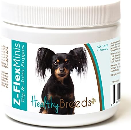 Healthy Breeds Russian Toy Terrier Z-Flex Minis Hip and Joint Support Soft Chews 60 Count