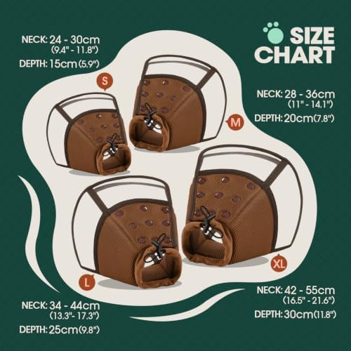 Kuoser Dog Cone Collar After Surgery, Soft Cone for Dogs to Stop Licking, L