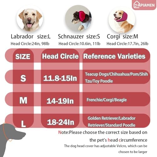 Dog Ear Covers & No Shake Ear Wraps for Hematoma,Grooming,Drying