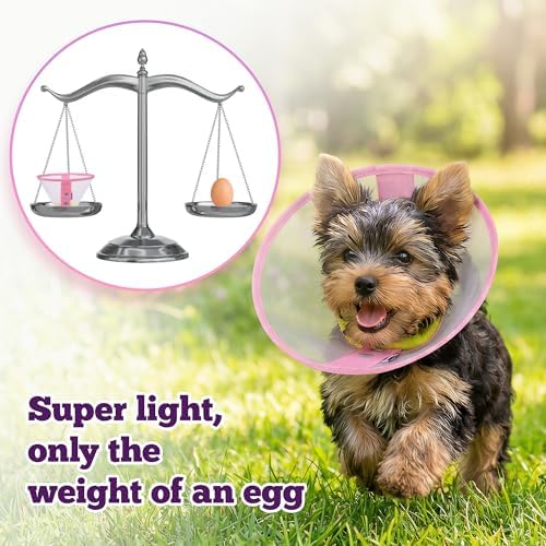 Soft Dog Cone for Small Dogs 2-20 lbs, Elizabethan Collar to Stop Licking