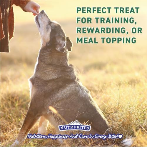 Nutri Bites Freeze Dried Beef Liver Dog & Cat Treats, Single Ingredient (2 Pack)