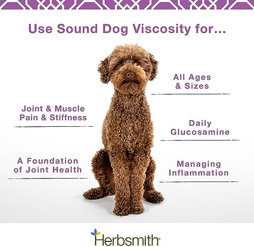 Herbsmith 75g Powder Advanced Joint Support Sound Dog Viscosity Veterinarian Recommended Glucosamine for Dogs