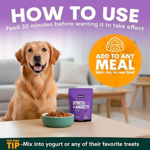 Petz Park Dog Calming Supplement for Stress and Anxiety