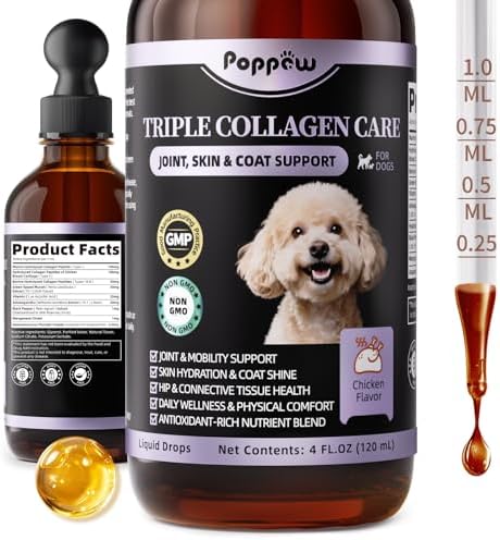 12-in-1 Collagen for Dogs - Triple Liquid Collagen for Dogs