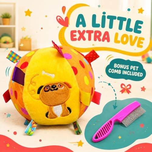Squeaky Play Balls for Dogs,Squeaky Ball Interactive Toy，B
