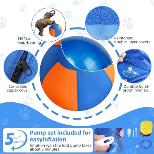 TVM 18" Herding Ball for Dogs Large Interactive Dog