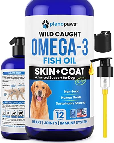 Omega 3 Fish Oil for Dogs - Supports Shedding and Itching, Skin and Coat