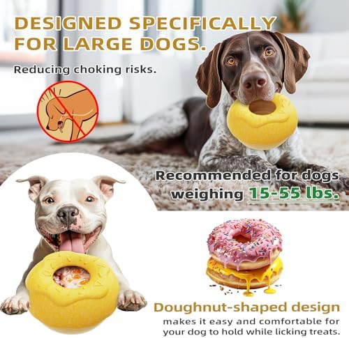 Frozen Dog Treat Toy for Large Dogs, Dog Toys for Aggressive Chewers