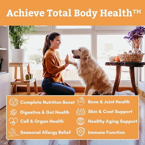Organic Dog Vitamins with Organic Pumpkin Protein, 4 Lb, 180 Scoops