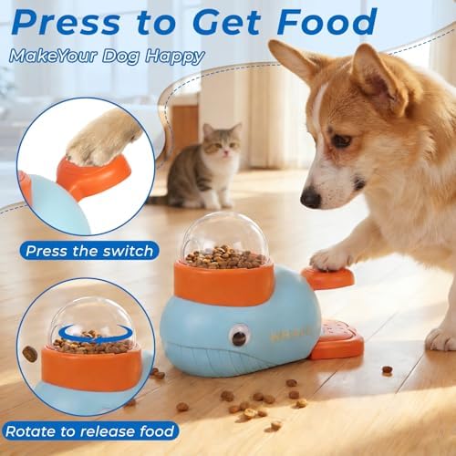 Pet Duck Snack Dispenser, Tear Comb, and Nail Trimmer Set | The anti clogging design of the puzzle slow feeder can hold up to 4 ounces, suitable for small and medium-sized dogs