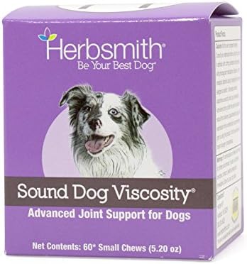 Herbsmith Sound Dog Viscosity Advanced Joint Support For Dogs, 60 Count Small