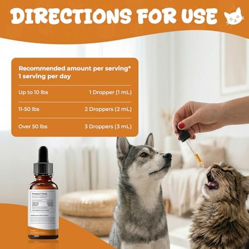 Pancreatic Enzymes for Dogs Drops, EPI Digestive Support with Pancreatin