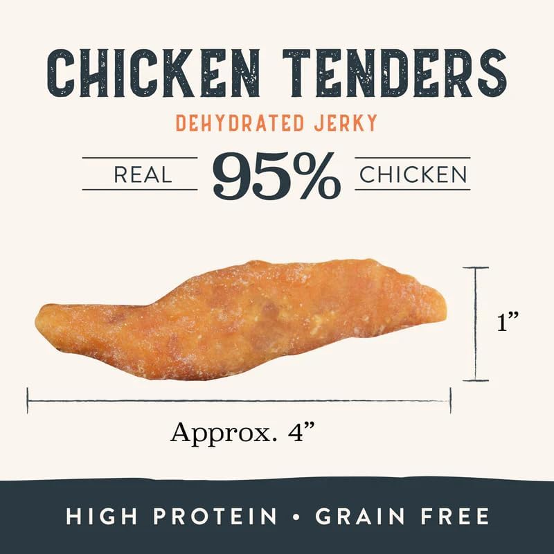 Health Extension Grain-Free Chicken Tenders Dog Treats, 16oz (454g) – Natural, Crispy Gourmet Training Treats for Adult Dogs and Puppies