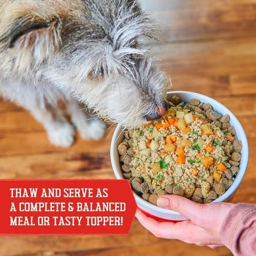 Stella & Chewy's FreshMade Frozen Fresh High Protein Pork & Quinoa Dog Food, 16-oz Pouch (Pack of 8)