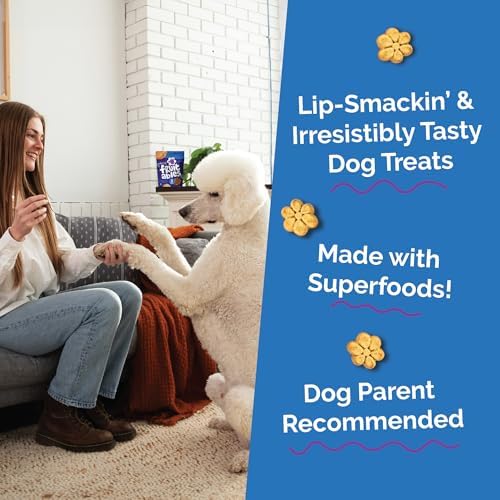 Fruitables Baked Dog Treats, Low Calorie Treats, Pumpkin & Blueberry, 7oz