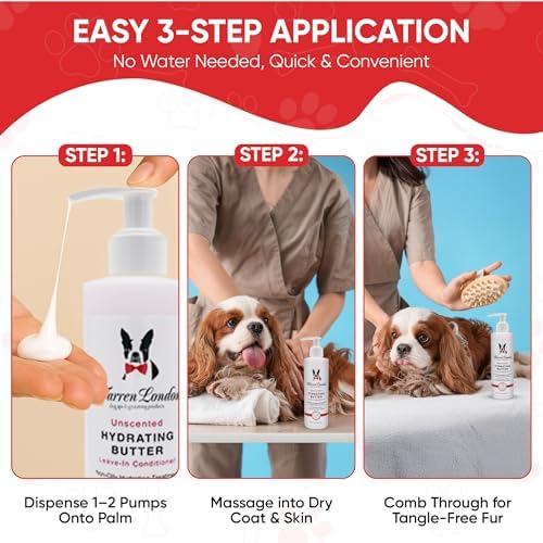 Warren London Hydrating Butter Dog Leave-in Conditioner, Unscented, 1 Gal