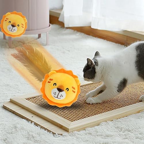 Jiexily Interactive Dog Toys, 2025 New Active Moving Pet Plush Toy, Squeaky Moving Ball Puppy Toys, Rechargeable Cartoon Plush Bounce Talking Toys to Keep Them Busy (Rabbit)