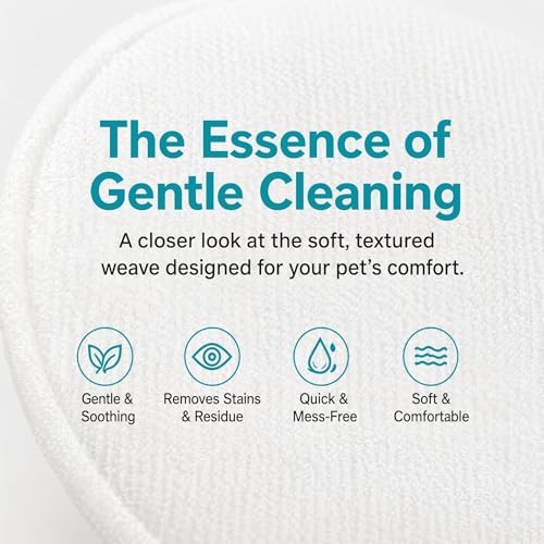 Carepets Eye Wipes for Sensitive Eyes, Carepets Eye Defense Wipes, Gentle Textured Tear Stain Remover for Dogs and Cats, 100 Count (1pc)